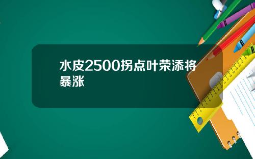 水皮2500拐点叶荣添将暴涨