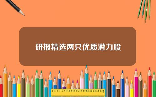 研报精选两只优质潜力股