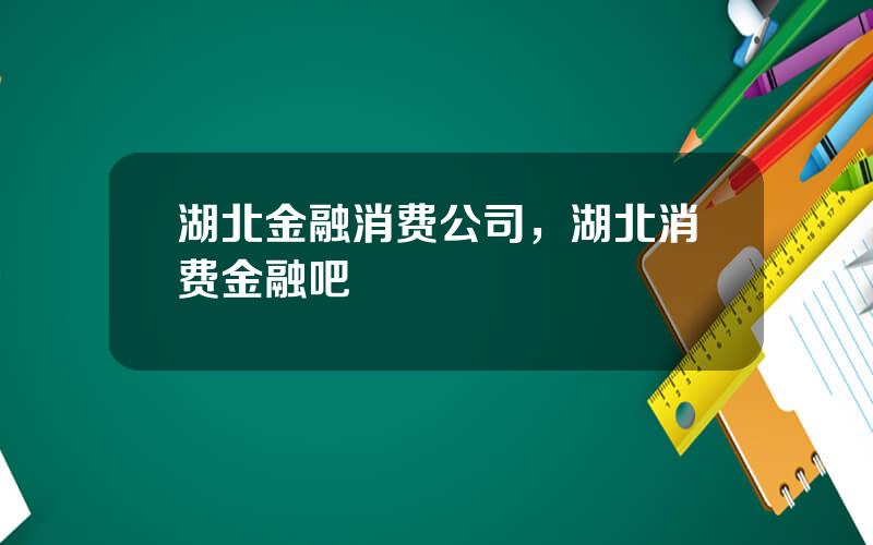 湖北金融消费公司，湖北消费金融吧