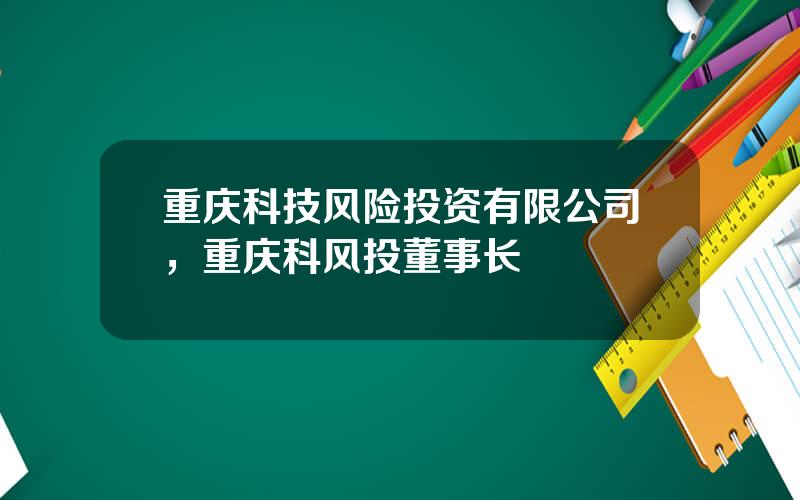 重庆科技风险投资有限公司，重庆科风投董事长